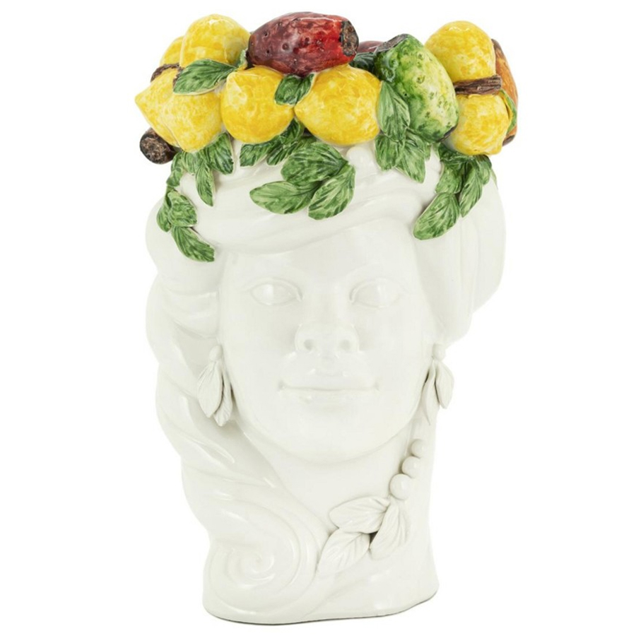 

Ваза No Face Head Vase Lady Mix Natural