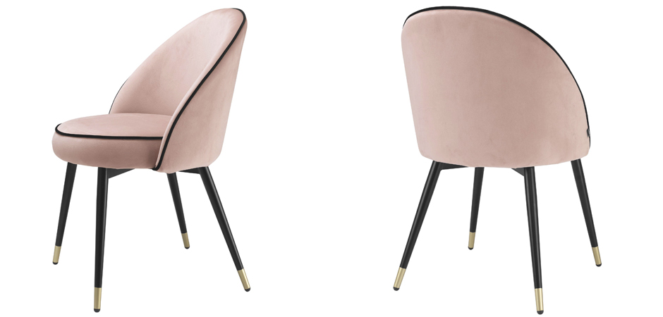 Комплект из двух стульев Eichholtz Dining Chair Cooper set of 2 nude - фото