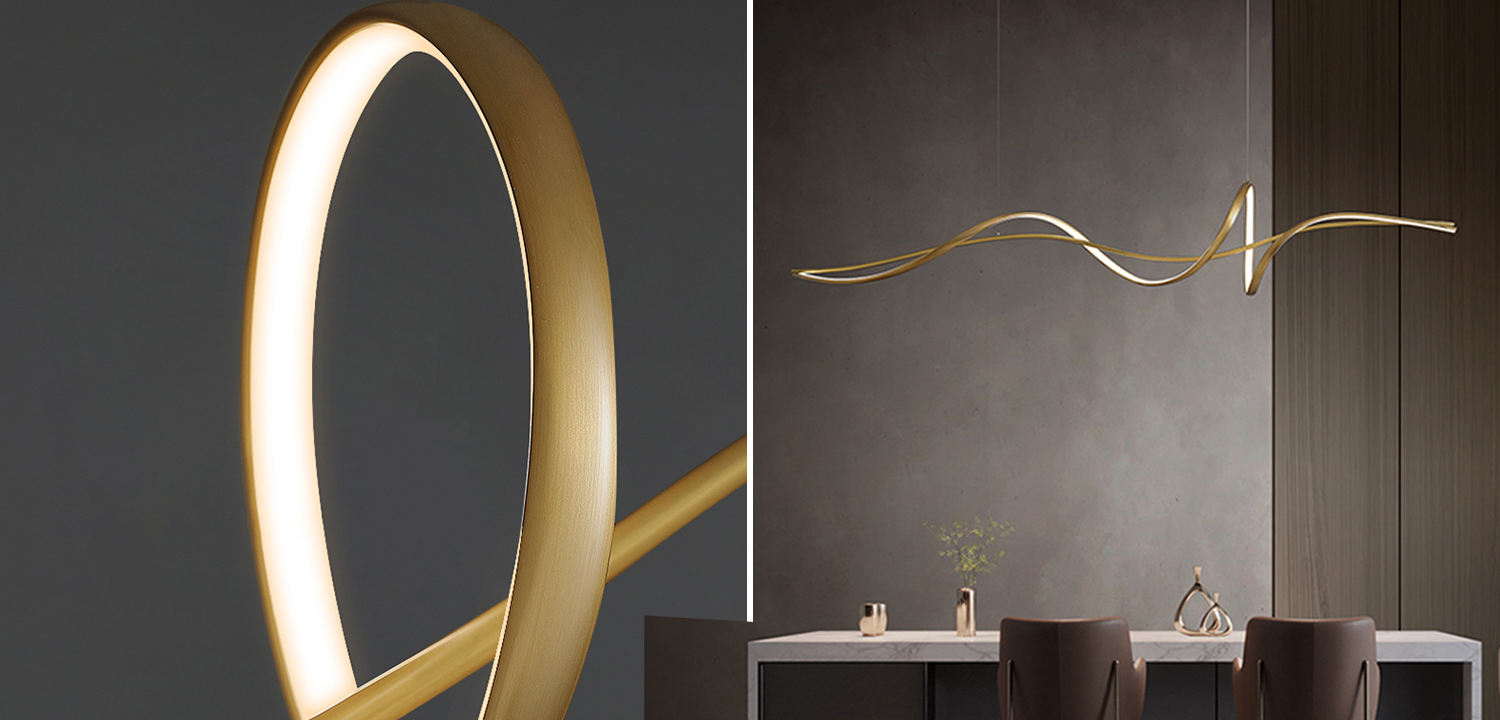 Cветодиодный светильник с замкнутым спиралевидным корпусом ESKILD LONG - фото №1