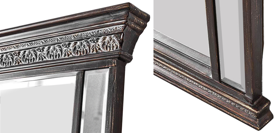 Большое Напольное Зеркало Antiquity Brown Vintage Большое Напольное Зеркало Antiquity Brown Vintage - Loft-Concept в Москве