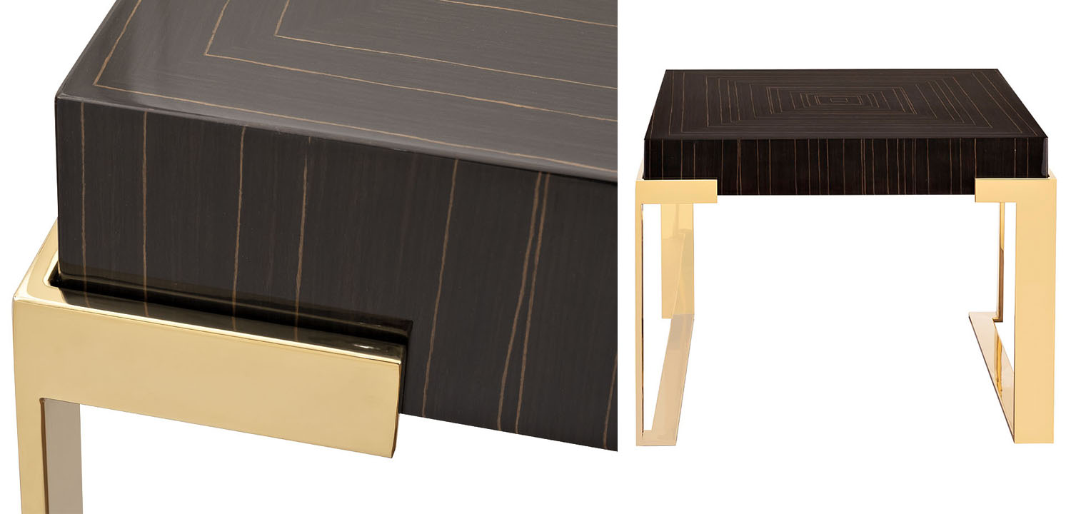 Приставной стол Mercer Golden Geometry - фото