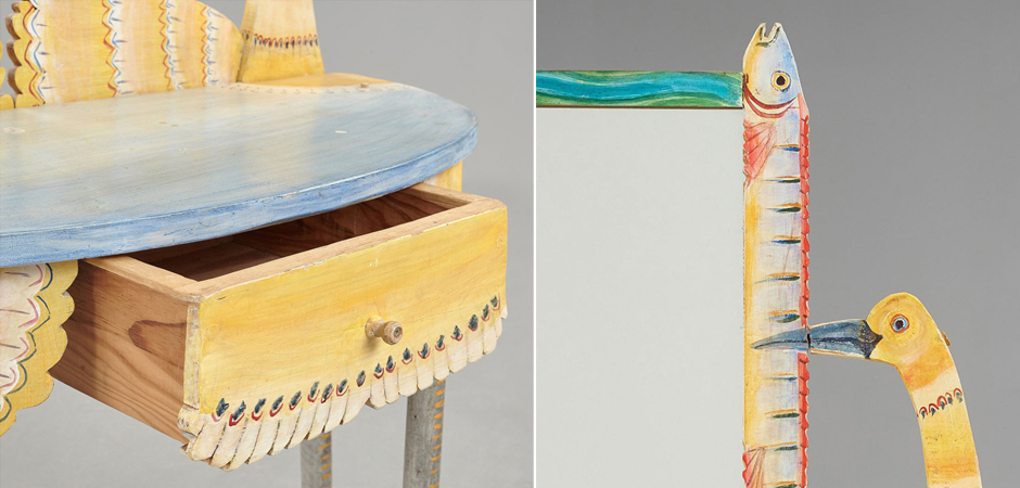 Туалетный Столик Painted Wood Dressing Table - Loft-Concept в Москве