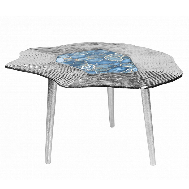 

Кофейный стол со столешницей из агата Agate Design Blue