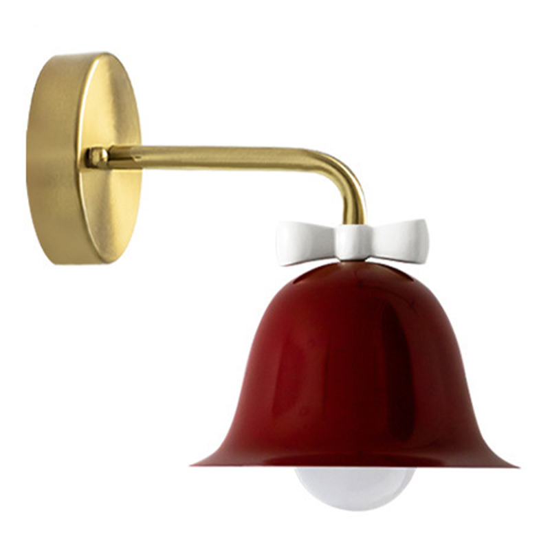   Bell with Bow Red Wall Lamp       | Loft Concept 