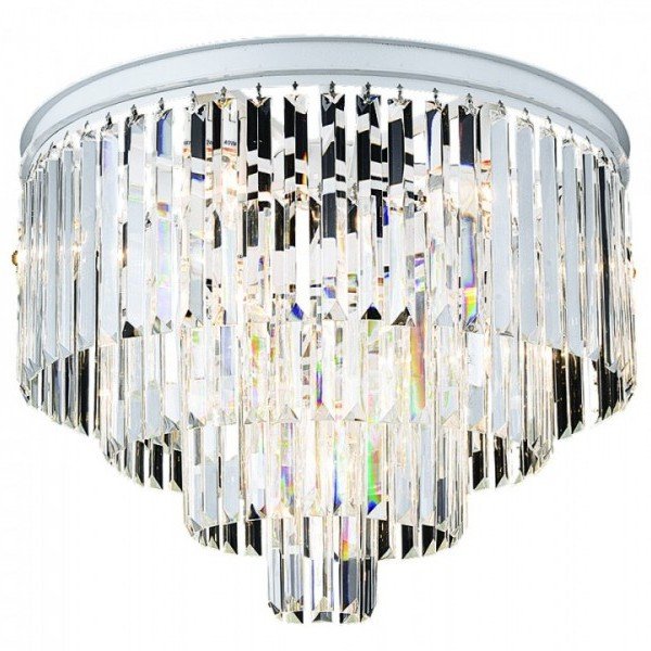   RH Odeon Clear Glass ceiling chandelier 4 Square      | Loft Concept 