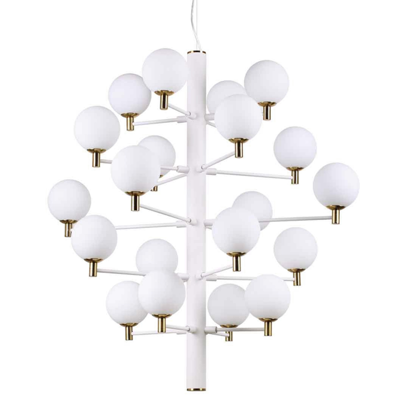  Italian Globe Abstraction Light White 20     | Loft Concept 
