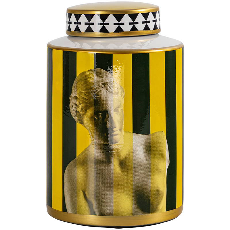    Venus Yellow Black Vase    -   | Loft Concept 