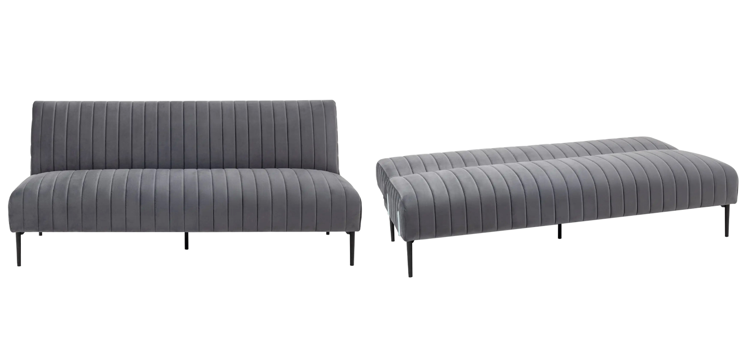 Диван Dilis серый велюр - фото №2