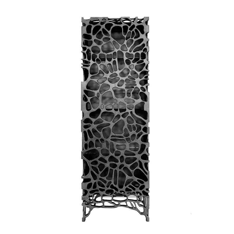 

Высокий шкаф со стеклянными полками в фигурном стиле Einstein Neurons