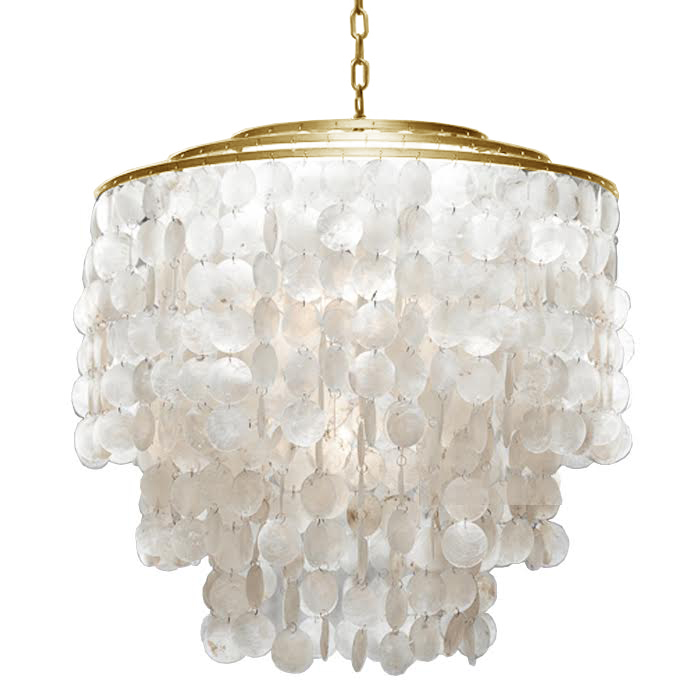 Люстра SHELL Chandelier 65 Золото Белый Золотой Люстра SHELL Chandelier 65 Золото Белый Золотой в Москве | Loft Concept