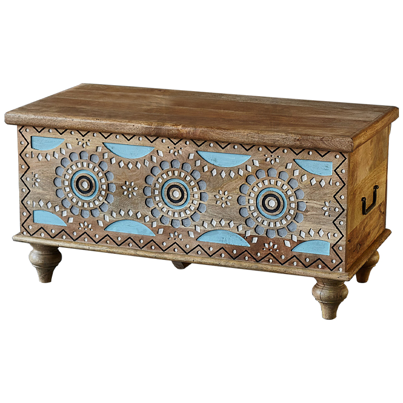   Mitra Carved Wood Chest      | Loft Concept 