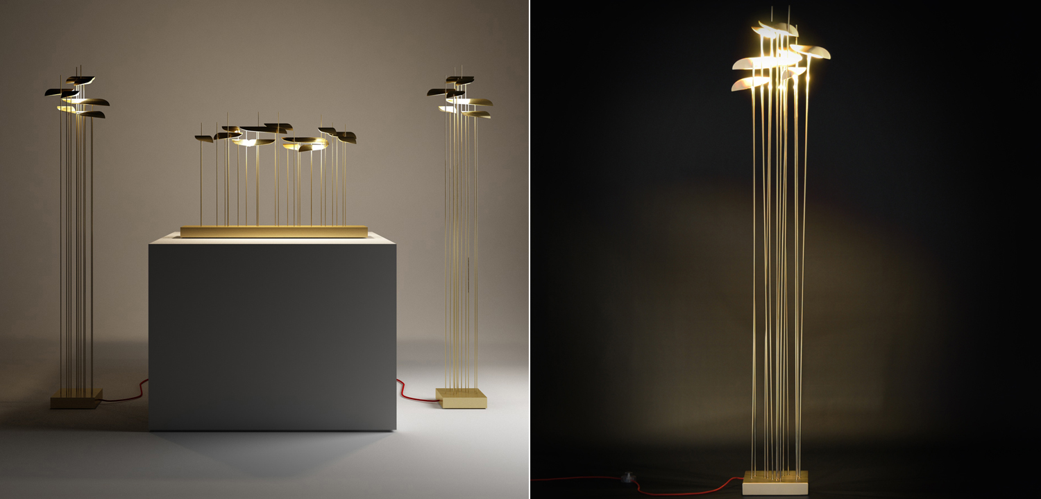 Торшер Paolo Castelli ANODINE FLOOR LAMP - фото