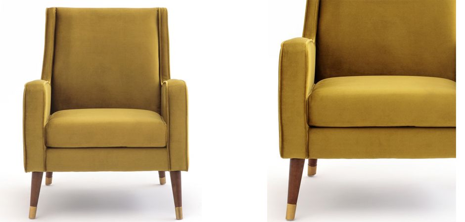 Кресло Classic Furniture горчичный - фото