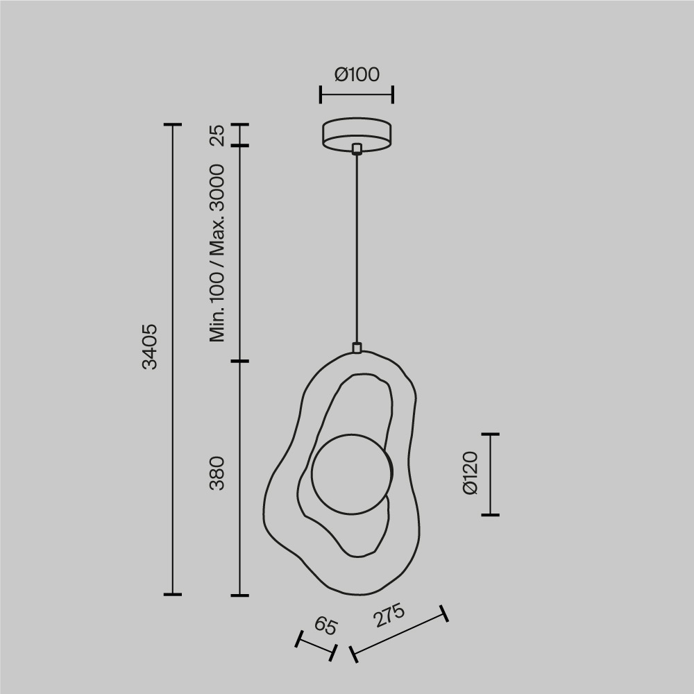 Подвесной светильник Opus в Москве