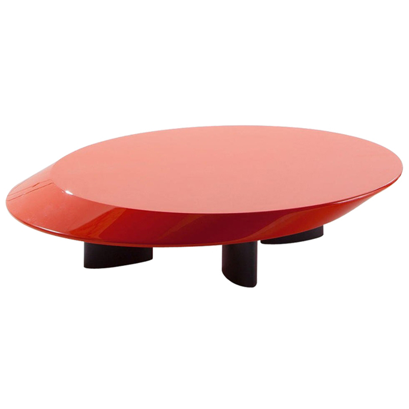  Ellipse Red Glossy Coffee Table     | Loft Concept 
