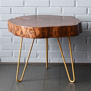 Кофейный стол Dylon Industrial Metal Rust Coffee Table