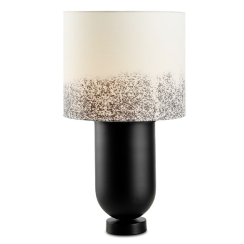 Настольная лампа Adeline Black Table Lamp Черный Белый в Москве | Loft Concept 