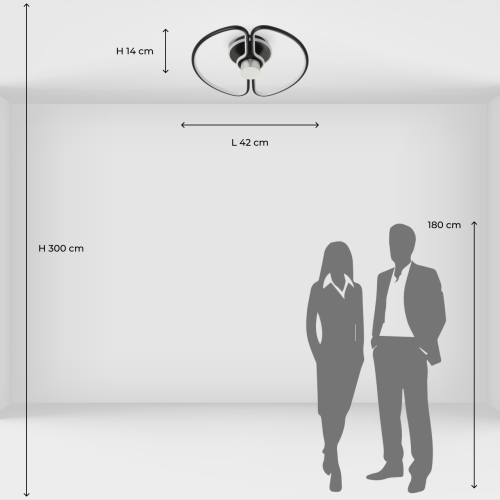 Потолочный светильник черного цвета круглой формы Luke Lampco Tracer Lamp в Москве