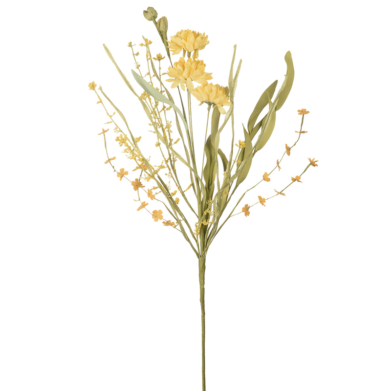 

Декоративный искусственный цветок Одуванчик полевой желтый