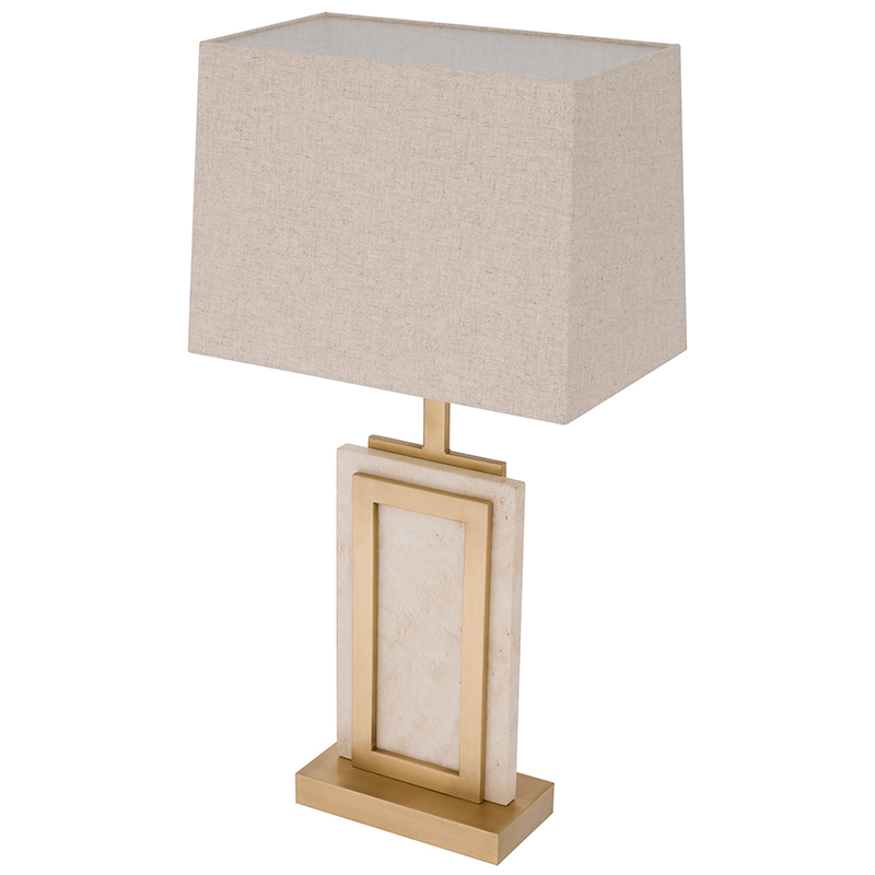   Eichholtz Table Lamp Murray Travertine     | Loft Concept 