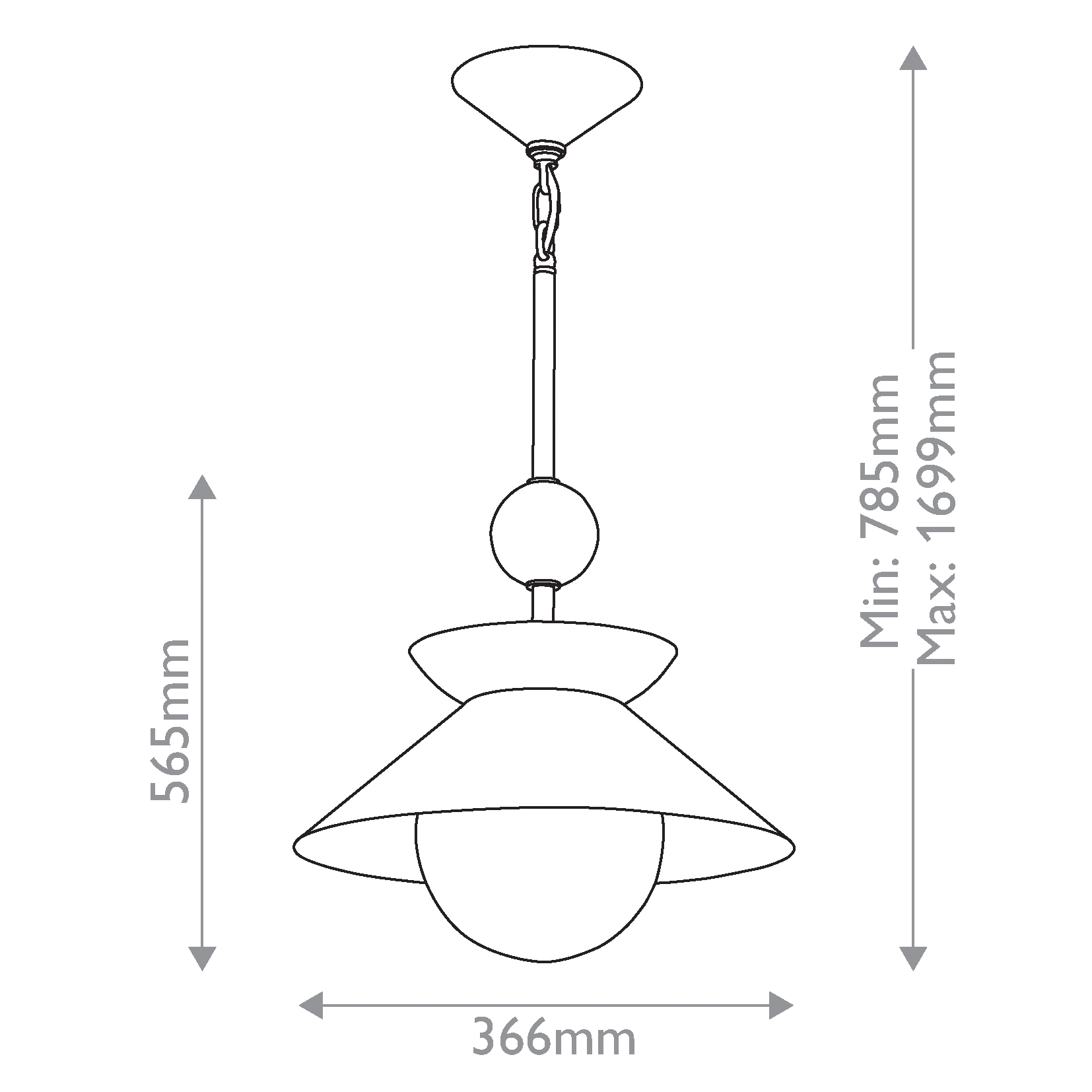 Подвесной светильник латунного цвета с конусовидным белым плафоном Quintiesse в Москве