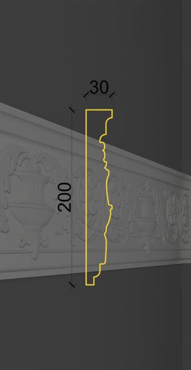 Молдинг с орнаментом MO-06 в Москве