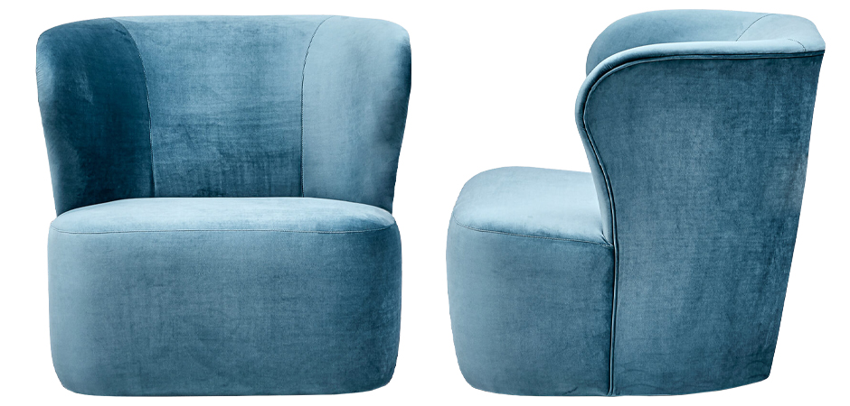 Кресло Hortense Chair Blue - фото