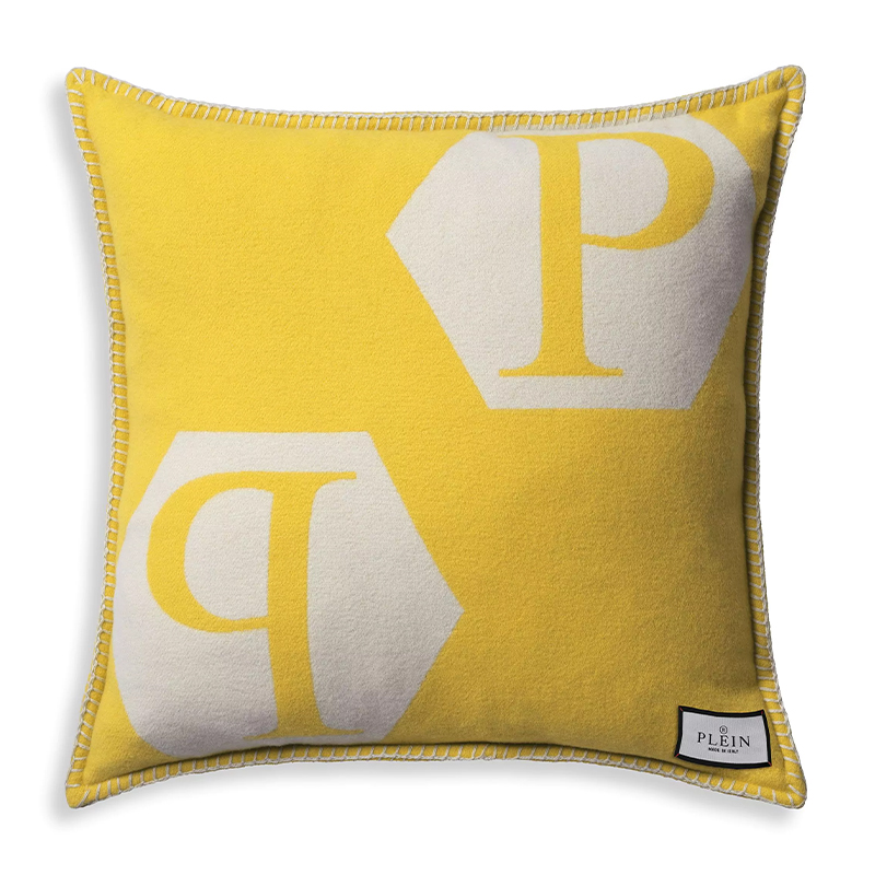  Philipp Plein Cushion Cashmere Yellow     | Loft Concept 