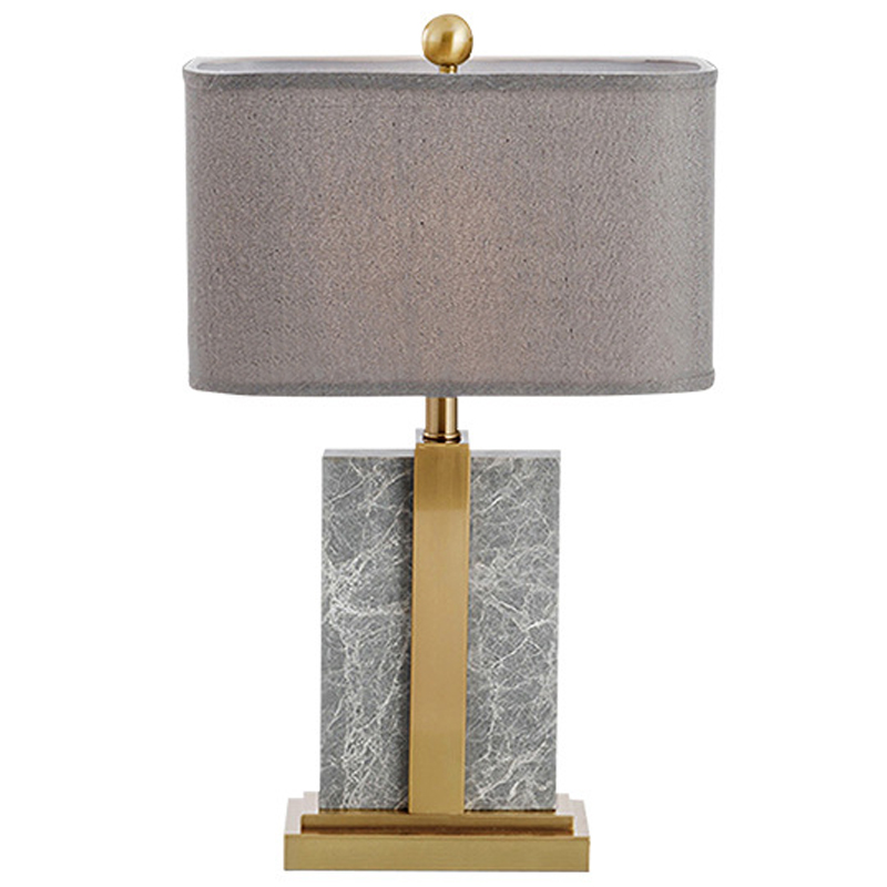   Marble Brass Grey Table Lamp     | Loft Concept 