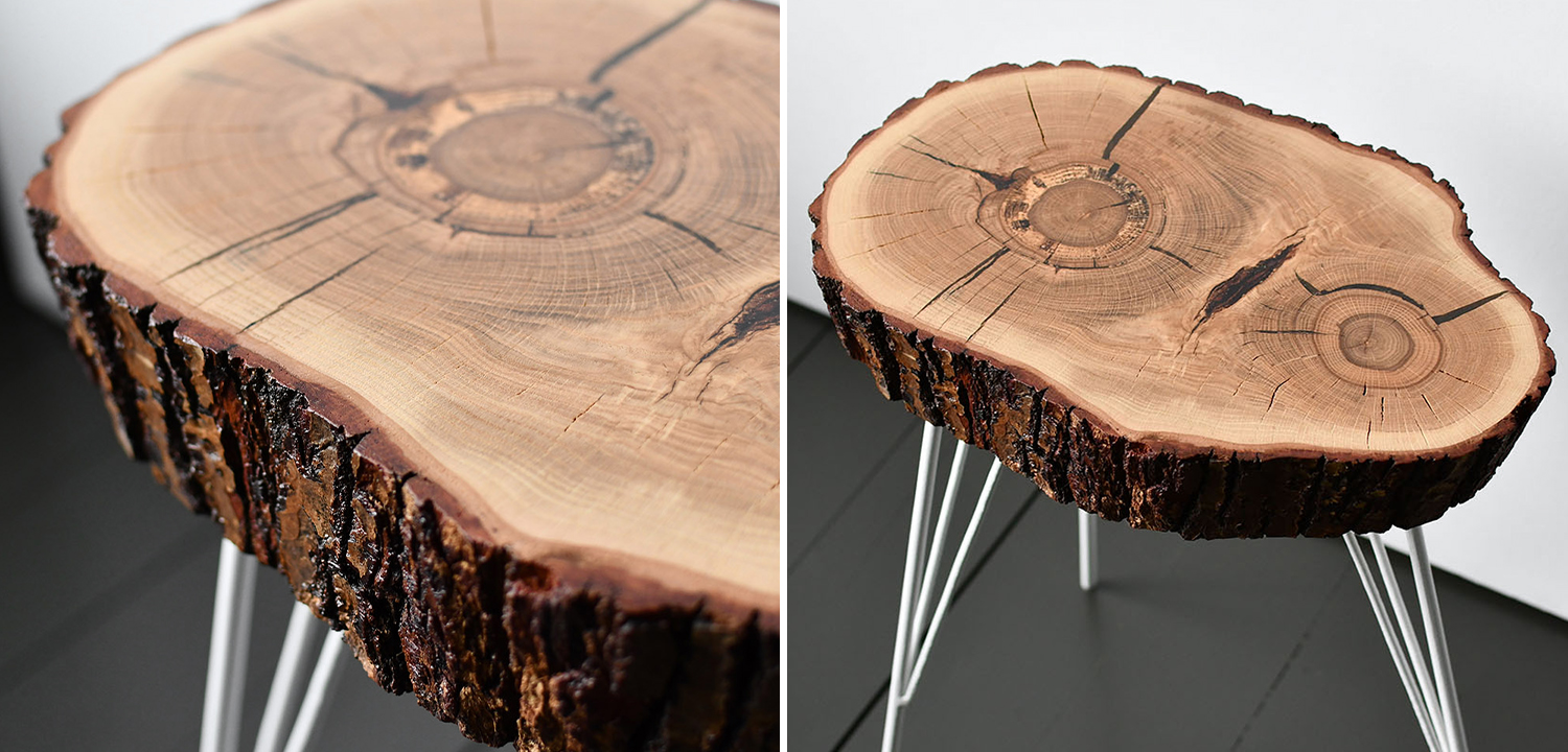 Приставной стол Kobie Industrial Metal Rust Side Table - фото