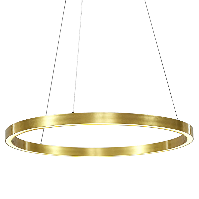  Ring Gold Horizontal Chandelier    | Loft Concept 