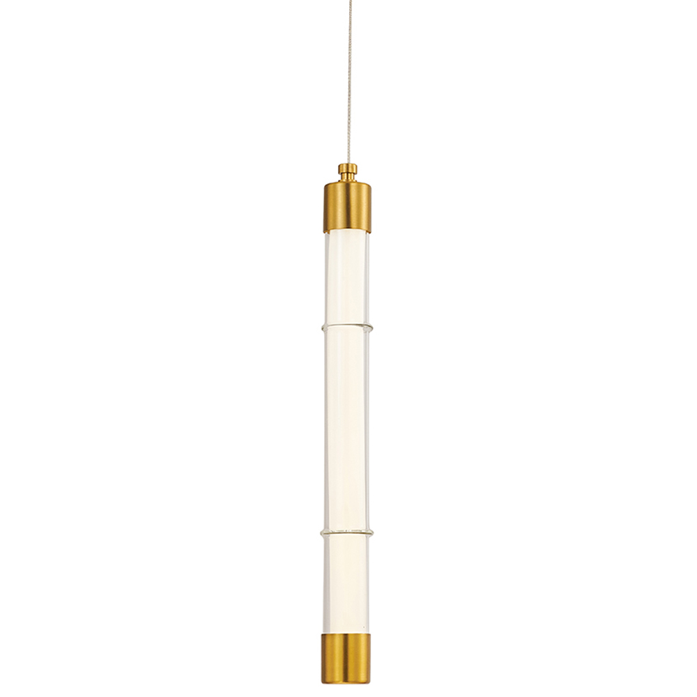 

Подвесной светильник в форме цилиндра Trumpet Tube Brass