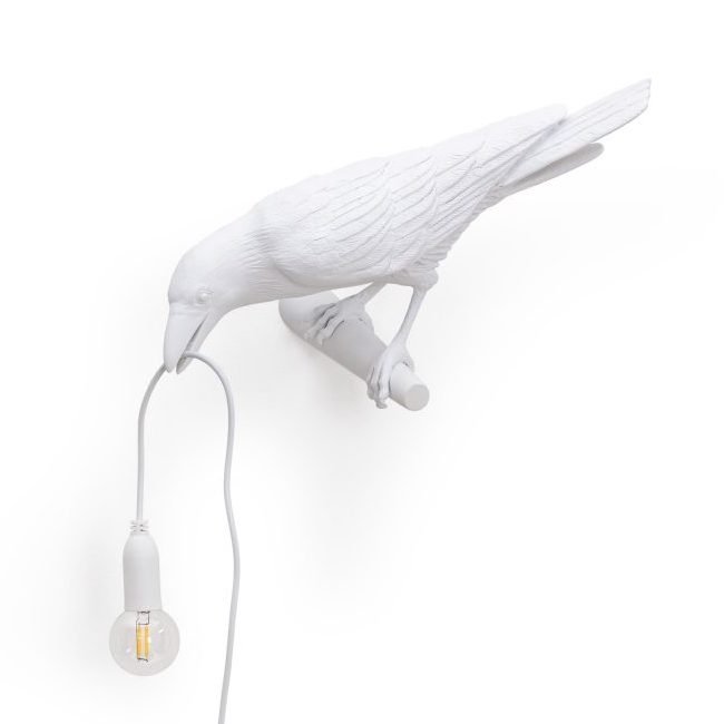  Seletti Bird Lamp White Looking    | Loft Concept 