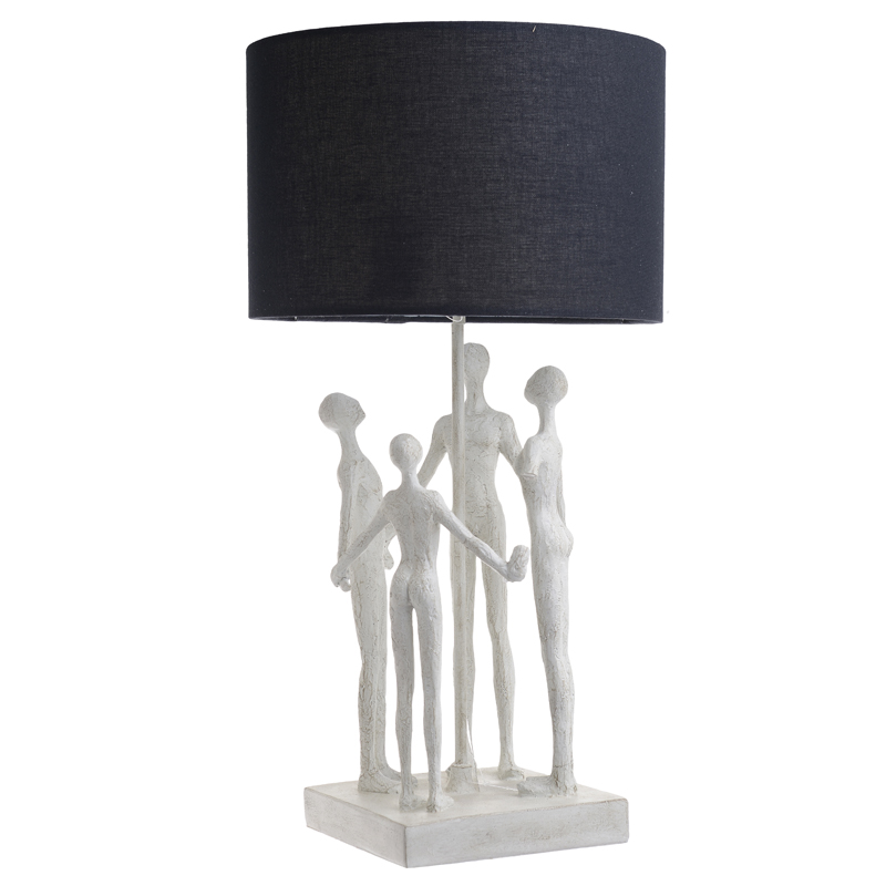 Настольная лампа Holding Hands Table lamp Белый Черный в Москве | Loft Concept 