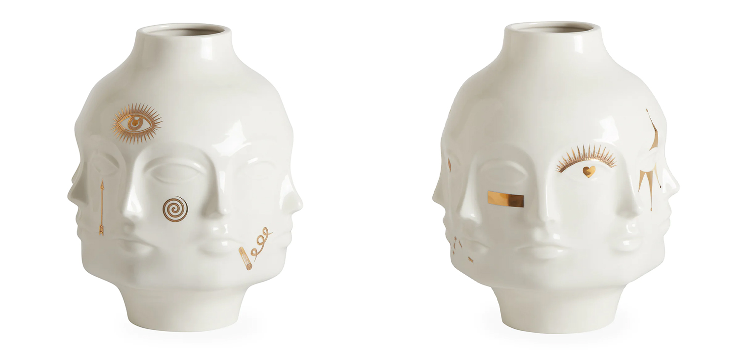 Ваза Jonathan Adler Gilded Dora Maar Large Vase - фото №1