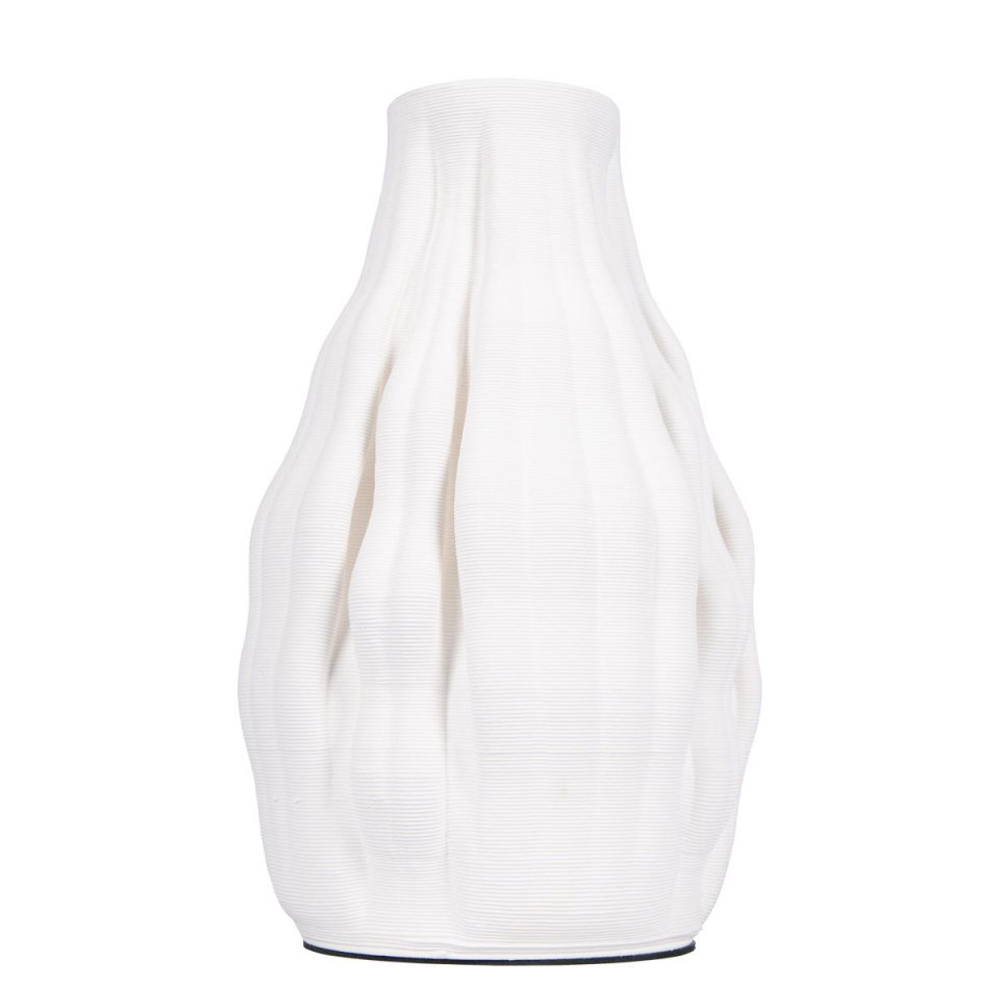 

Декоративная ваза белая Мountain waterfall