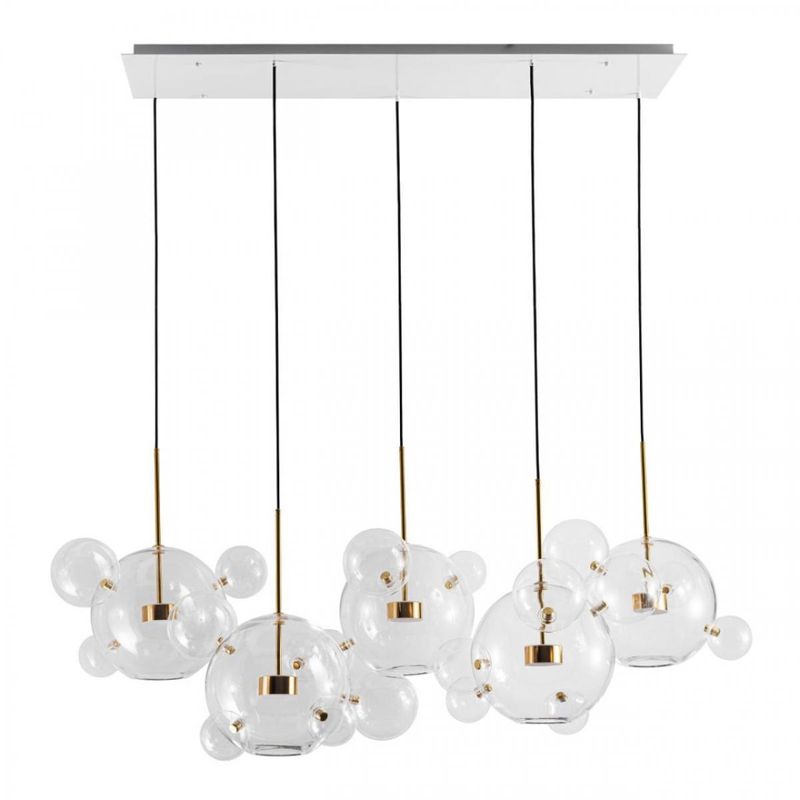    Giopato & Coombes Bubble Chandelier Linear Circle 5        | Loft Concept 