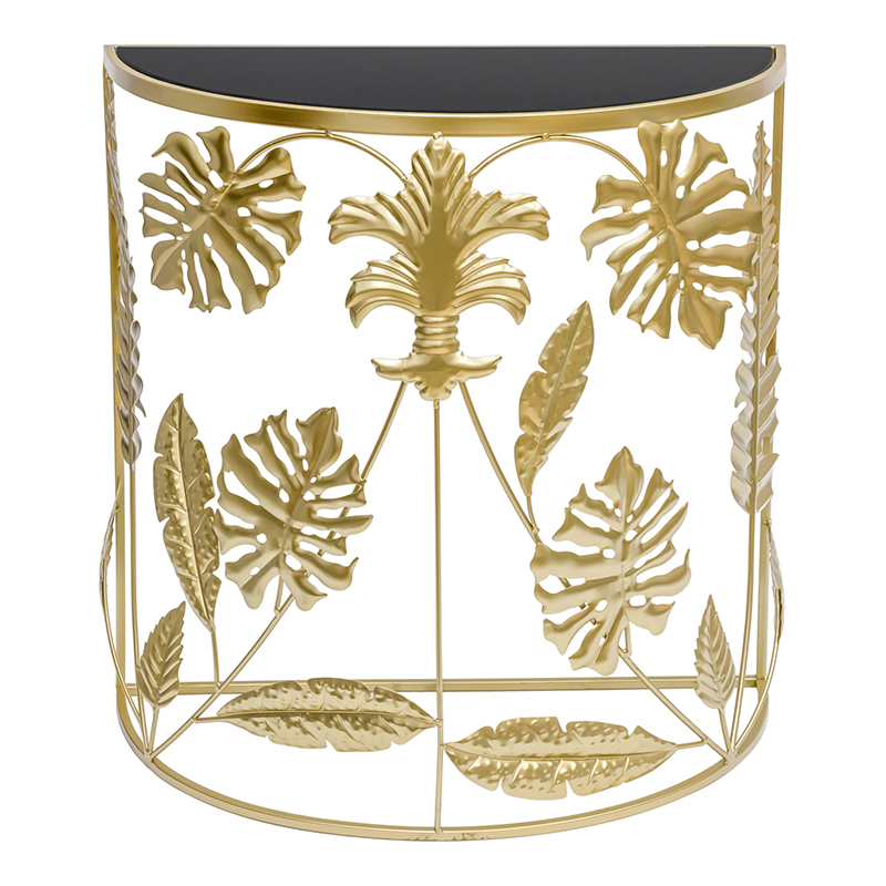  Tropical Gold Leaves Console     | Loft Concept 