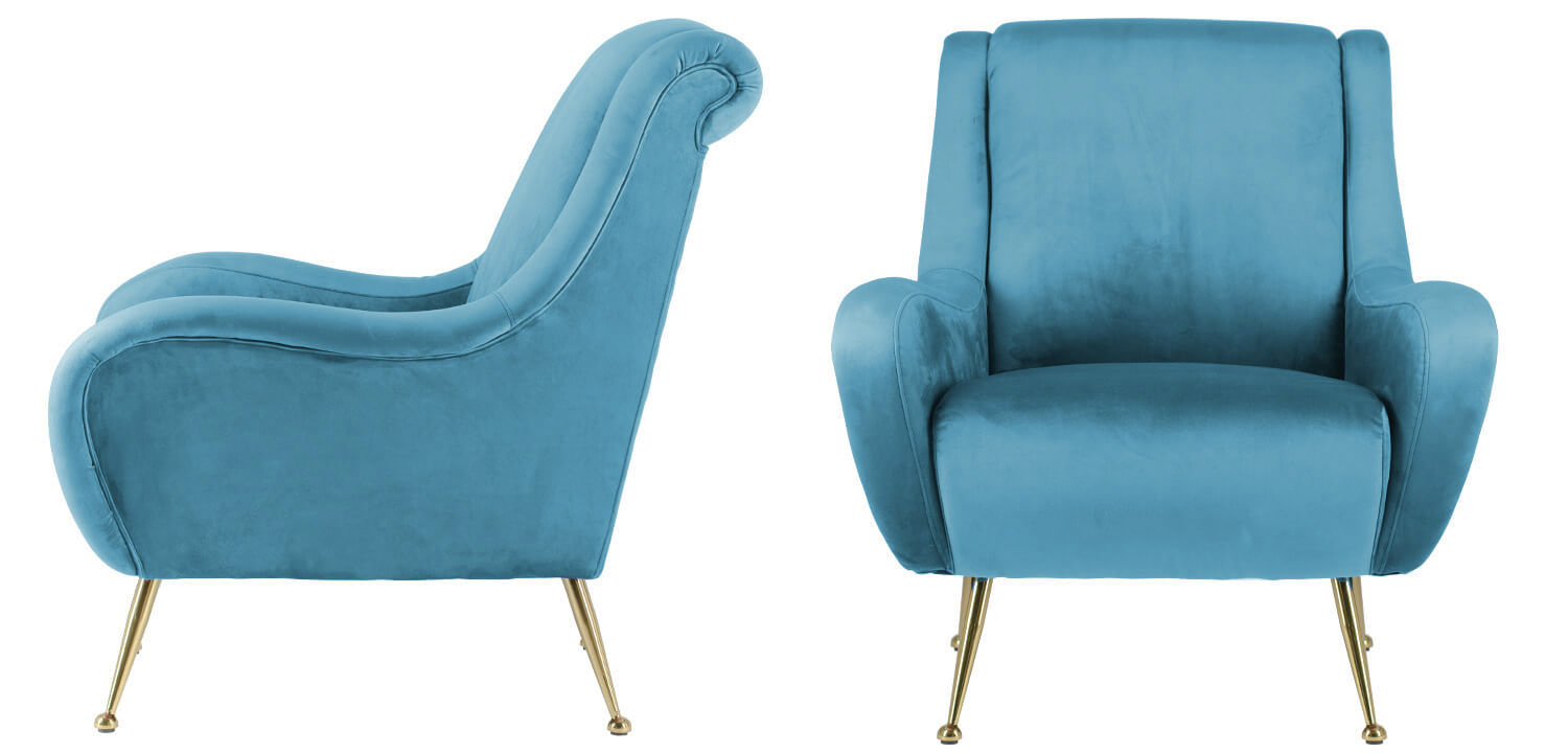 Кресло Chair Giardino light blue - фото