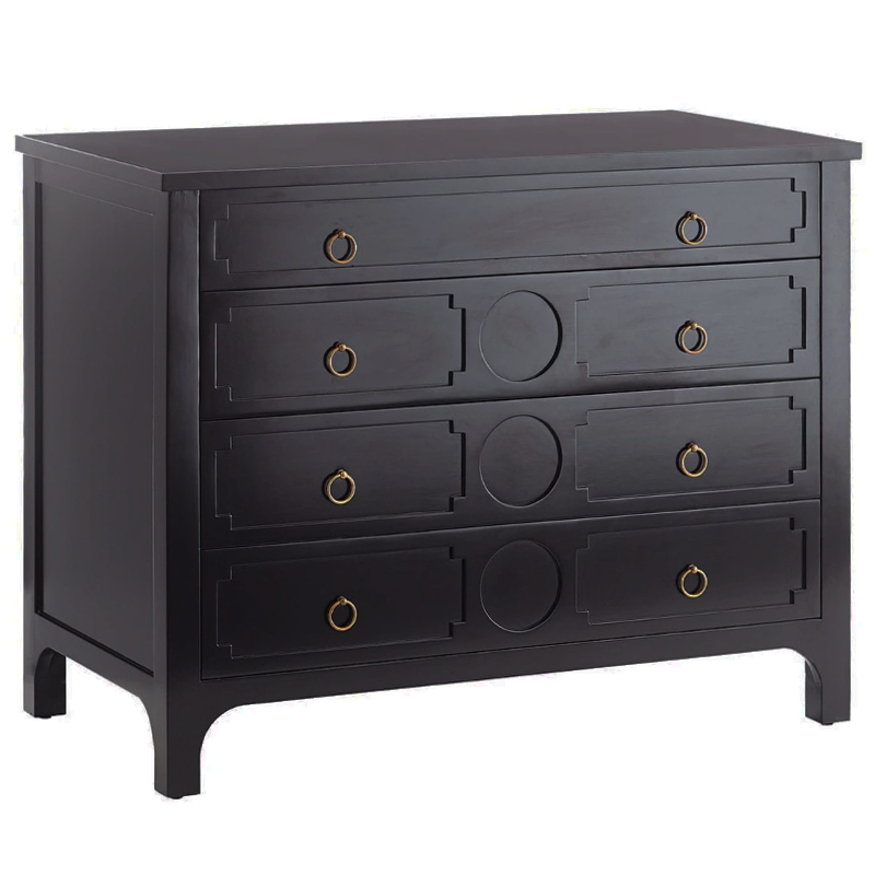   4-  Lawrence chest of drawers Black     | Loft Concept 