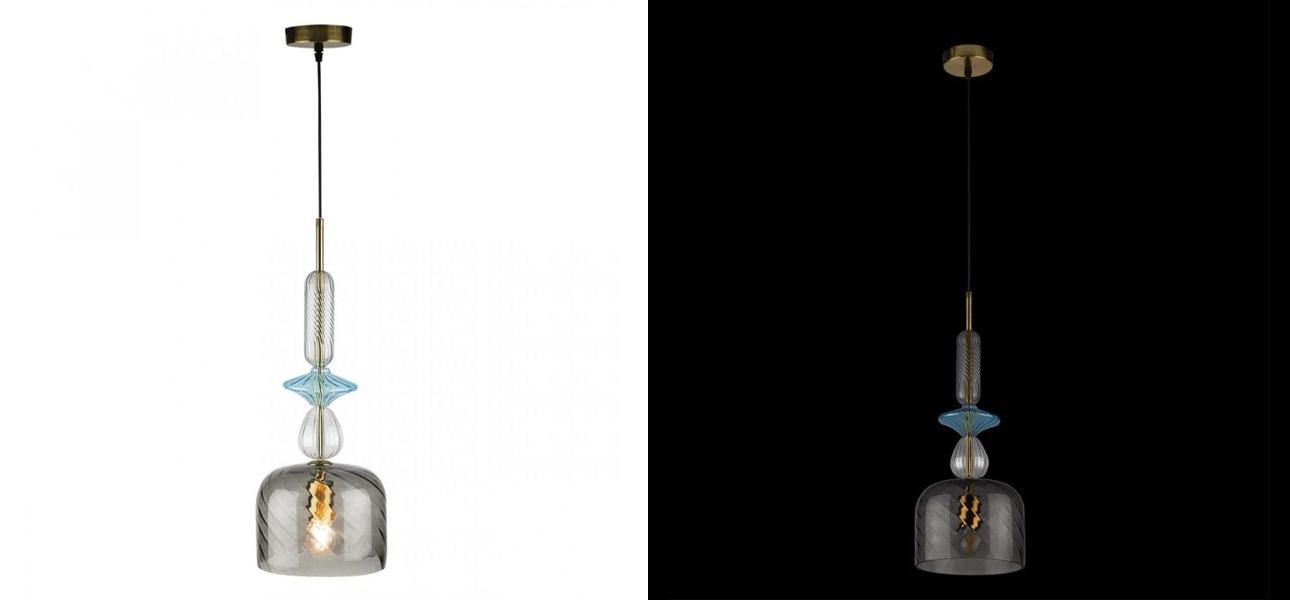 Светильник Flauti Grey Blue D20 см - фото