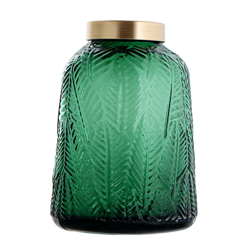  Emerald Vase Golden Throat high      | Loft Concept 