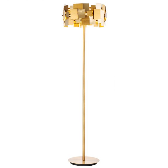  Gold Plate Floor Lamp    | Loft Concept 