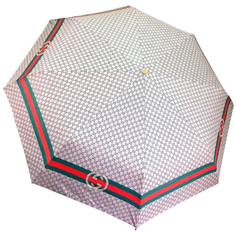 Зонт раскладной GUCCI дизайн 024 Бежевый цвет
