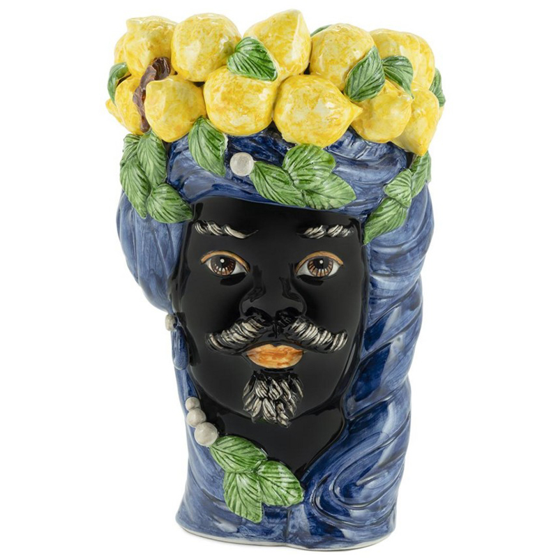  Vase Lemon Head Man Blue       | Loft Concept 