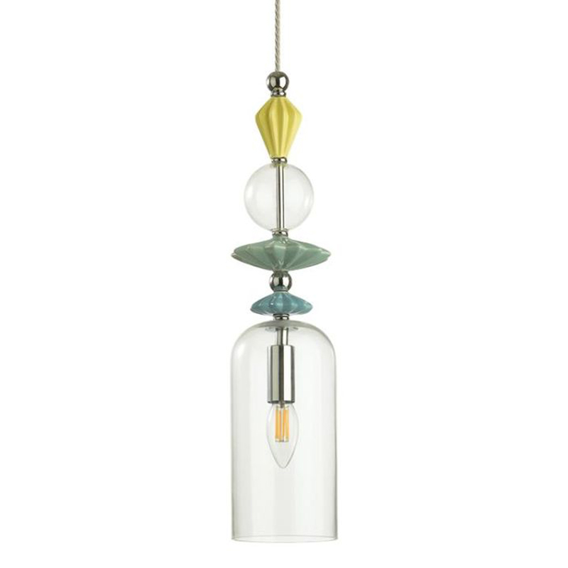

Подвесной светильник Iris Glas hanging lamp candy C chrome