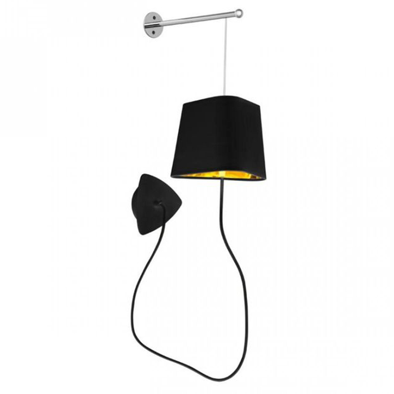 Бра Designheure Lighting Black Wall Lamp Золотой Черный в Москве | Loft Concept 