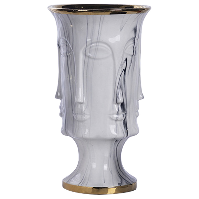  DORA MAAR URN Grey Marble Vase     Bianco   | Loft Concept 