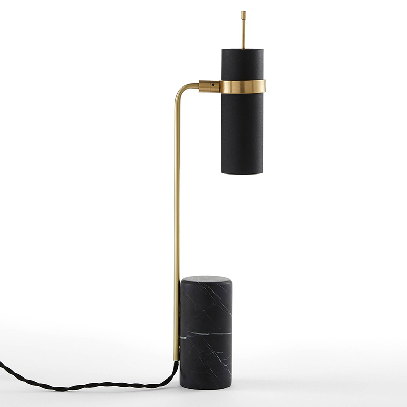   Detlef Table lamp black marble   Nero    | Loft Concept 
