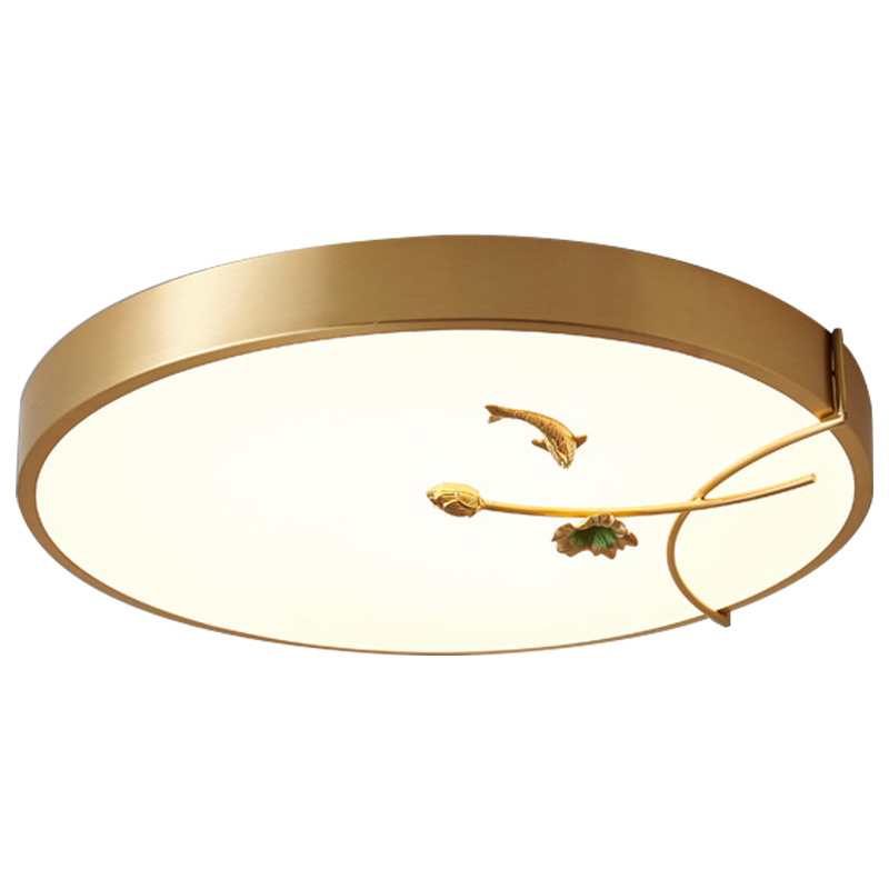   Gold Fish Round Ceiling Lamp       | Loft Concept 